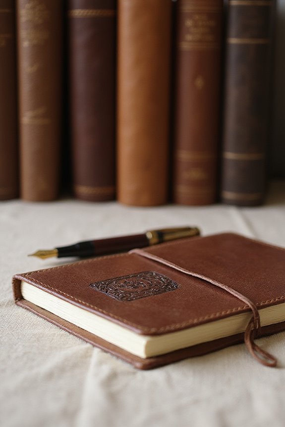aesthetic functional leather journals