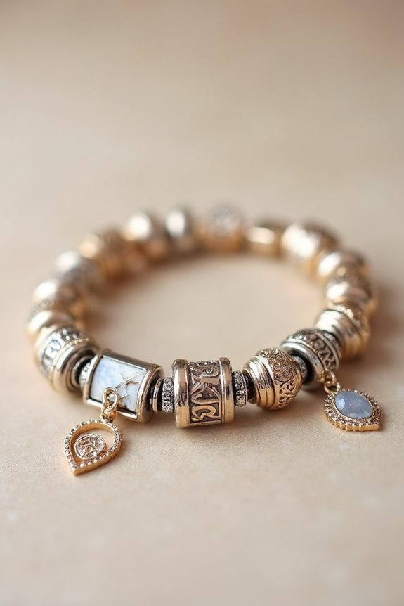 choosing custom charm bracelet