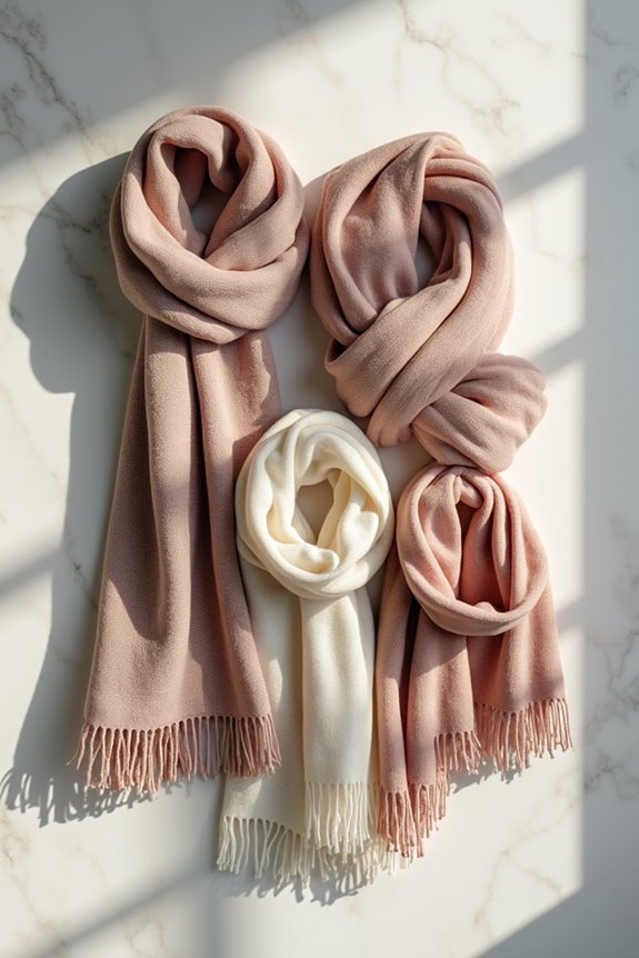 cozy and stylish scarves