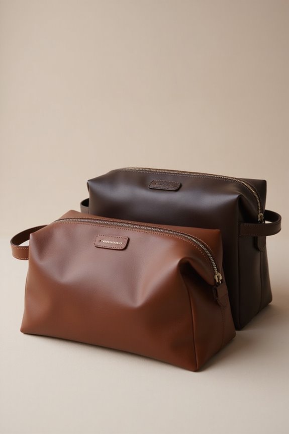 custom leather toiletry considerations