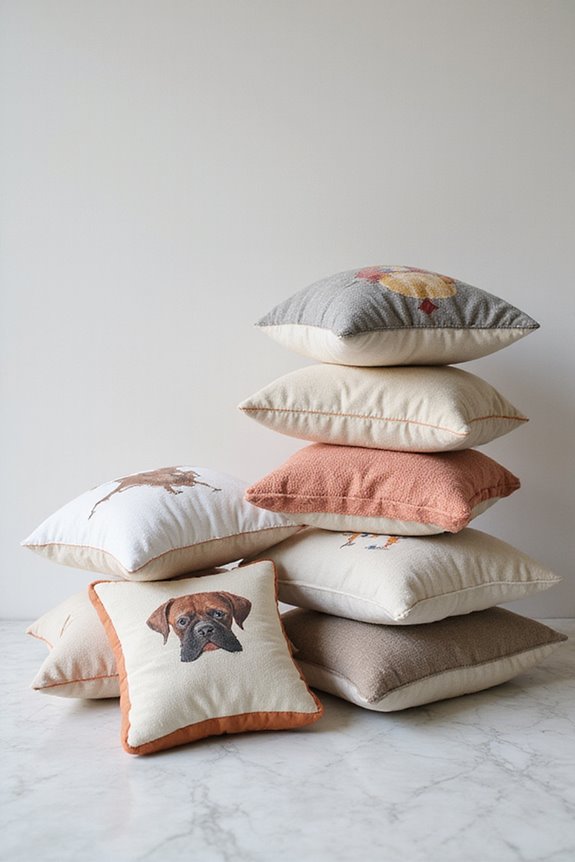 custom pet pillows collection
