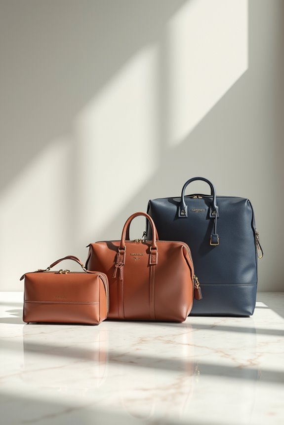 custom travel bags selection