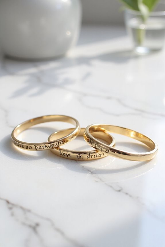 engraved bracelets for couples