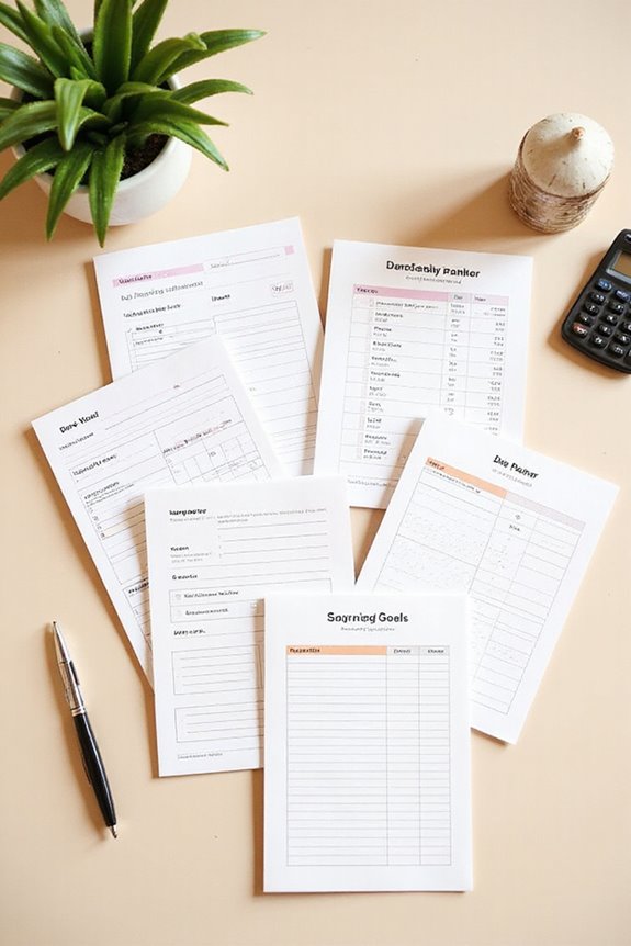 free printable budget templates