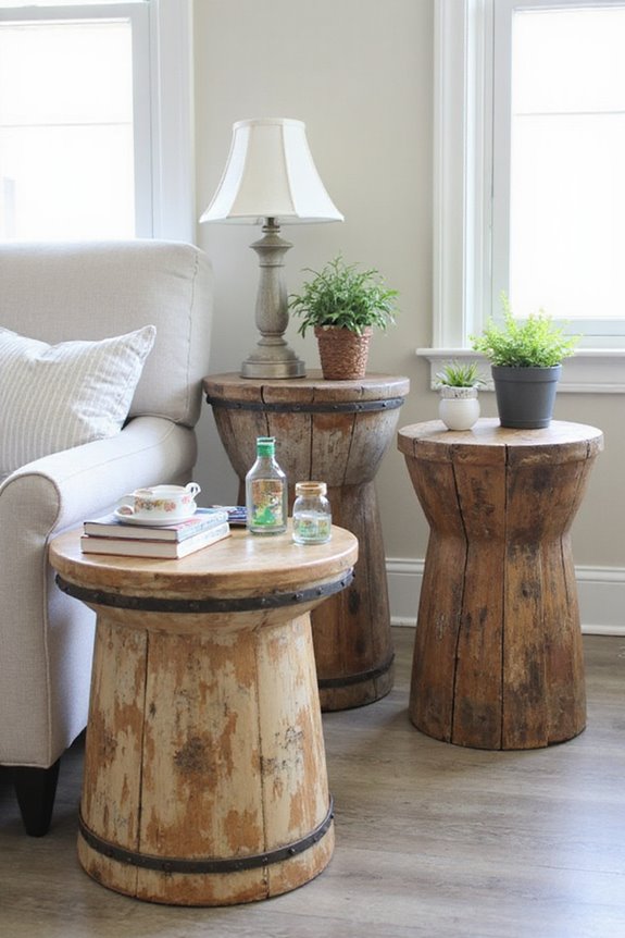 functional versatile drum tables