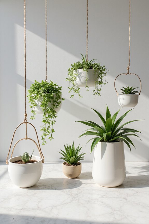hanging planters for decoration