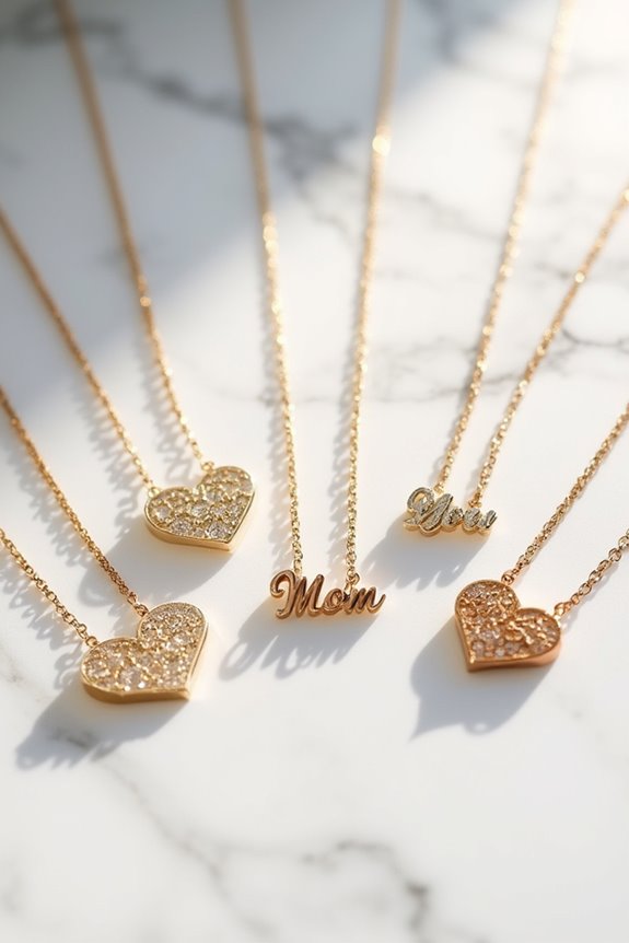heartfelt personalized mom necklaces
