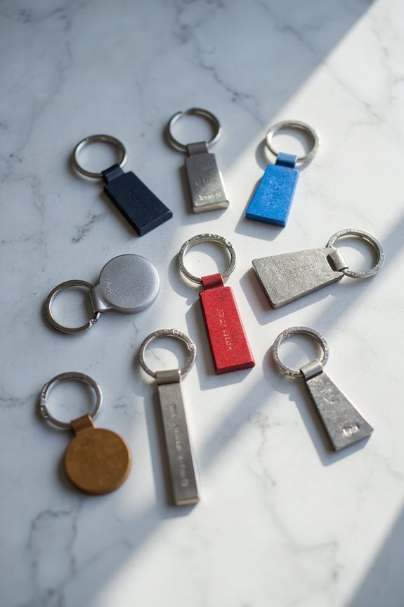 lightweight durable customizable keychains