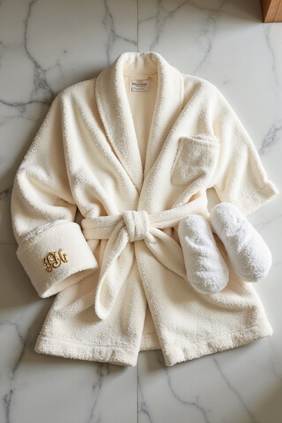 luxurious bathrobe material options