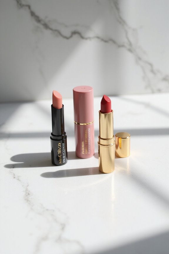 organic lip balms selection