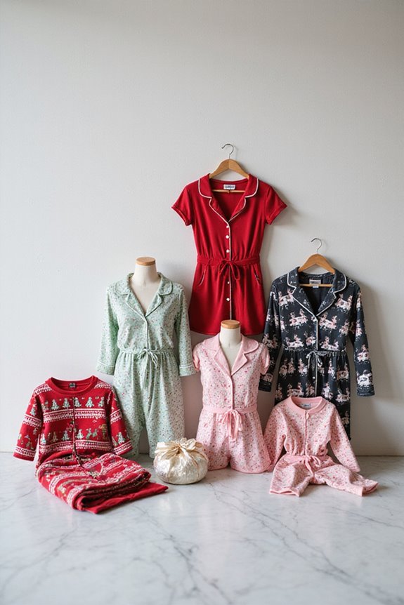 personalized christmas pajamas selection