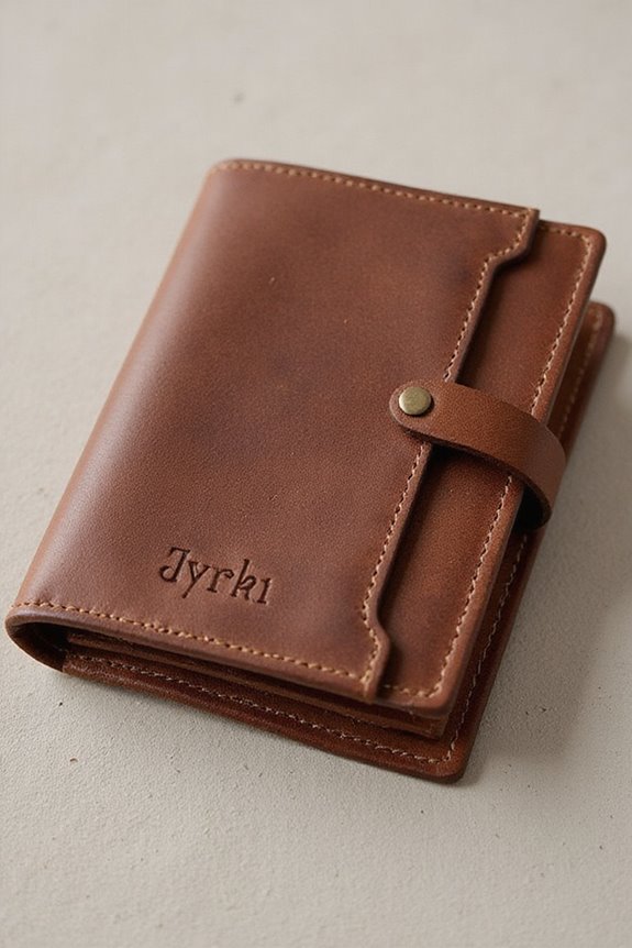 personalized leather wallet considerations