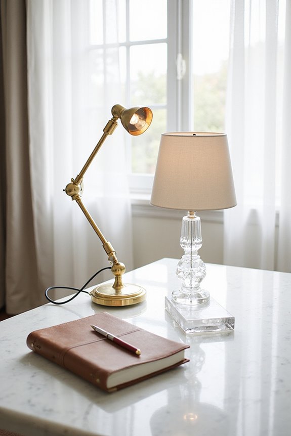 personalized luxury desk lamp