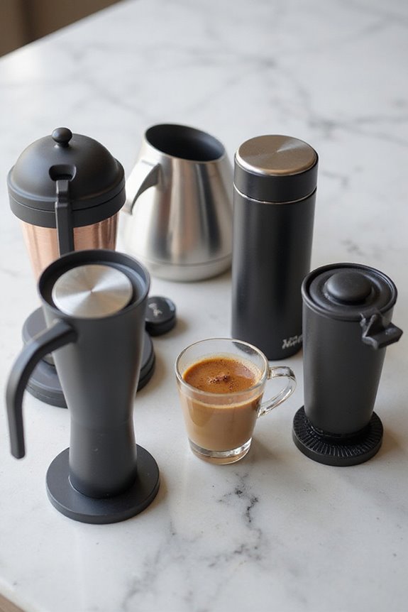 portable espresso maker features