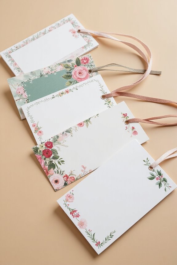 printable bookmark template specifications