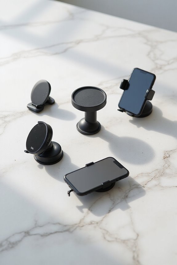 safe hands free phone mounts