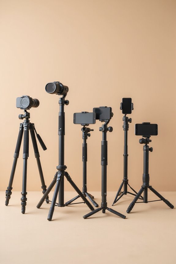 smartphone tripod additional features