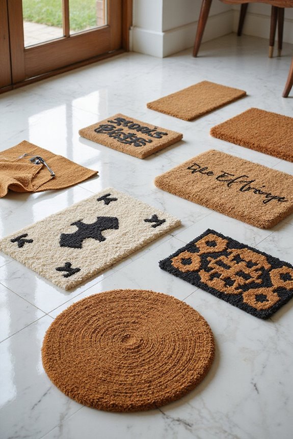 stylish and comfortable door mats