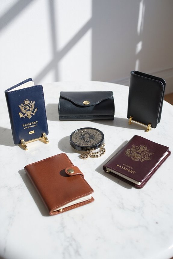 stylish and functional passport holders
