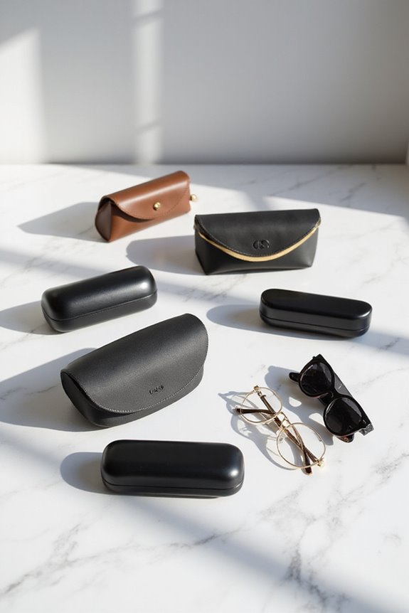 stylish and protective eyeglass cases