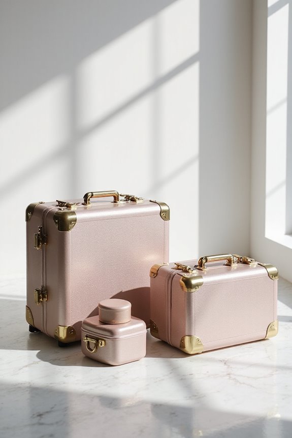 stylish beauty storage cases
