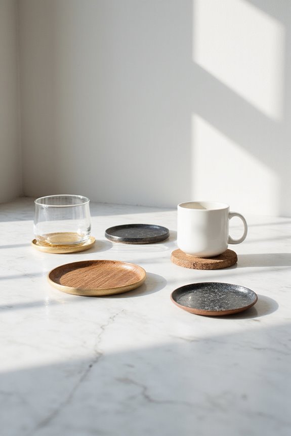 stylish coaster sets selection