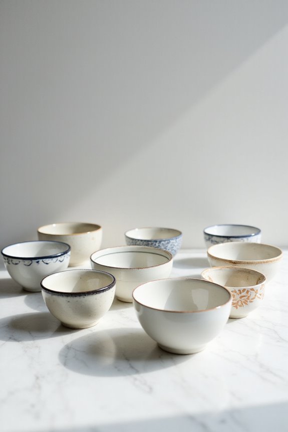 stylish functional ceramic bowls