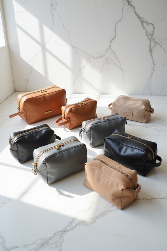 stylish personalized toiletry bags