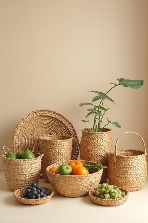 sustainable handmade woven baskets