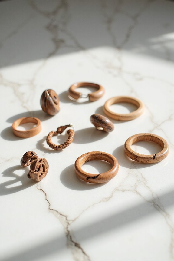 unique eco friendly wooden jewelry
