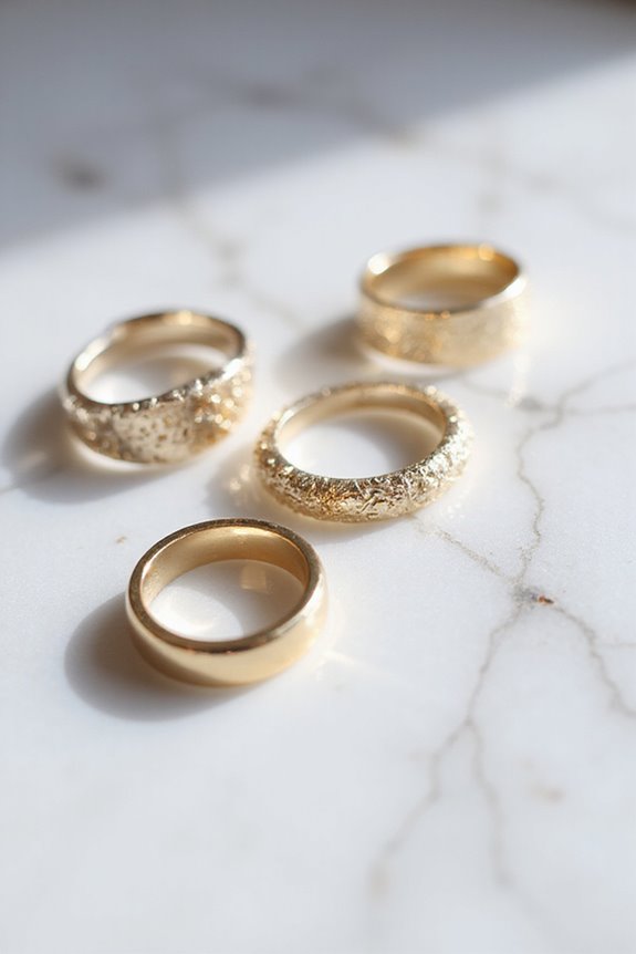 unique engraved engagement rings